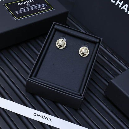 Vintage Brushed-Button Studs