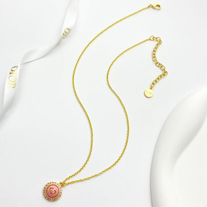 Signature Disk Pendant Chain