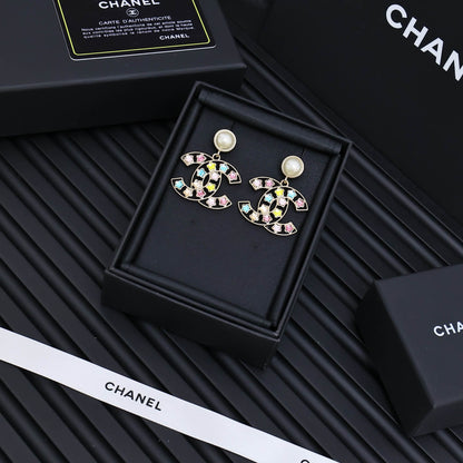 Colorful Star Statement Earrings
