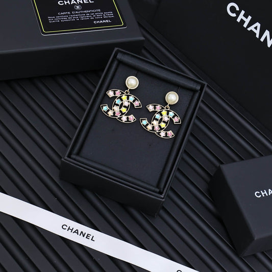 Colorful Star Statement Earrings