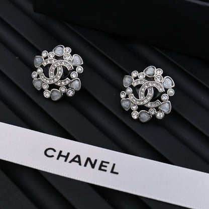 Floral Cluster Stud Earrings