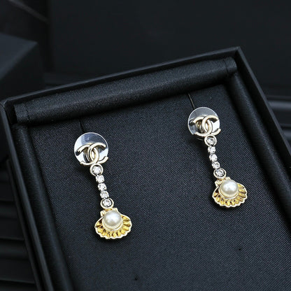 Fashion Shell Tassel Earrings