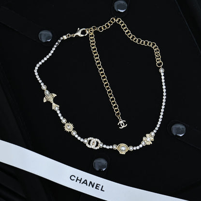 Ocean Wave Diamond Necklace