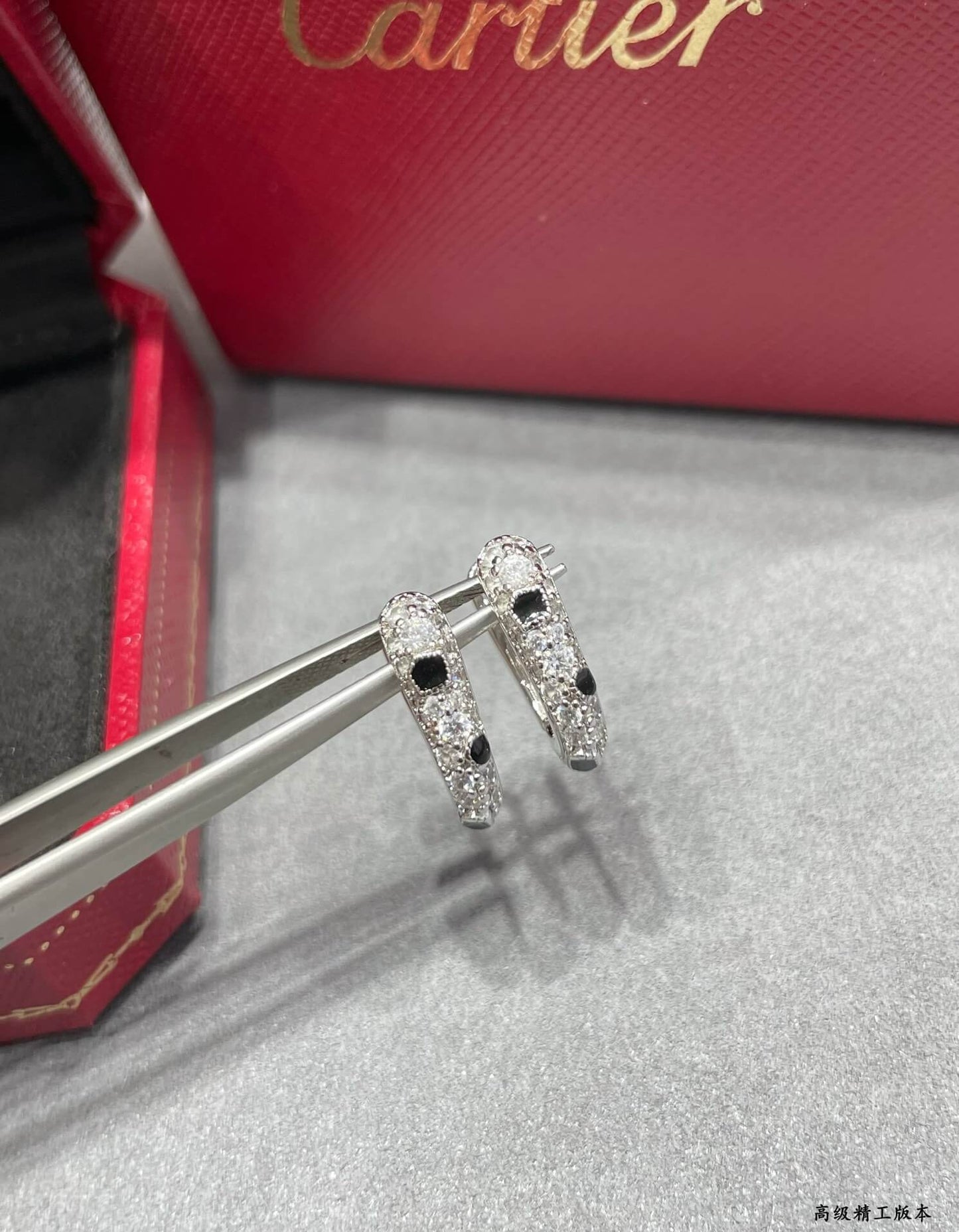 Dotted U-Shaped Stud Earrings