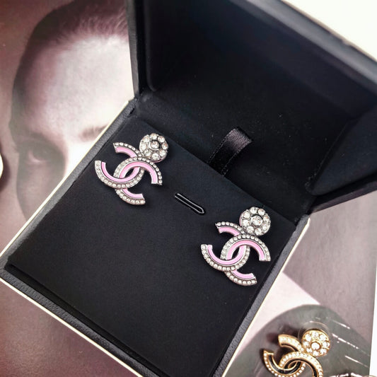 Diamond-Accented Statement Earrings