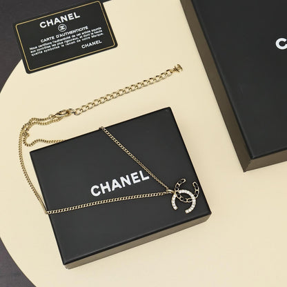 Leather-Threaded Diamond Choker
