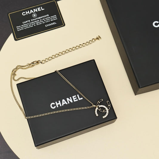 Leather-Threaded Diamond Choker