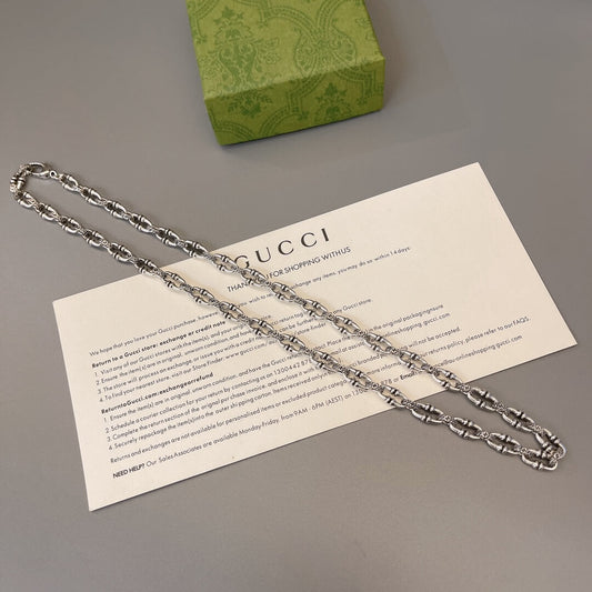 Minimalist Silver Chain Necklace