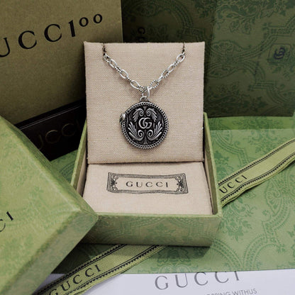 Vintage Winged Locket Necklace