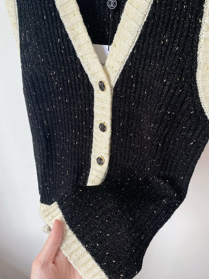 Classic Button-Embellished Vest Waistcoat
