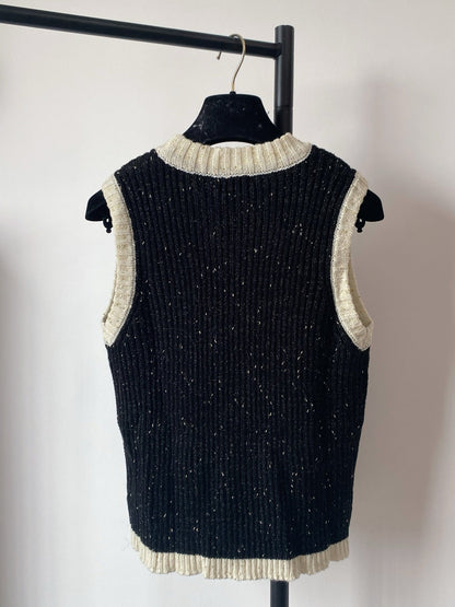 Classic Button-Embellished Vest Waistcoat