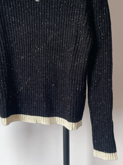 Signature Iconic Detail Knit Sweater