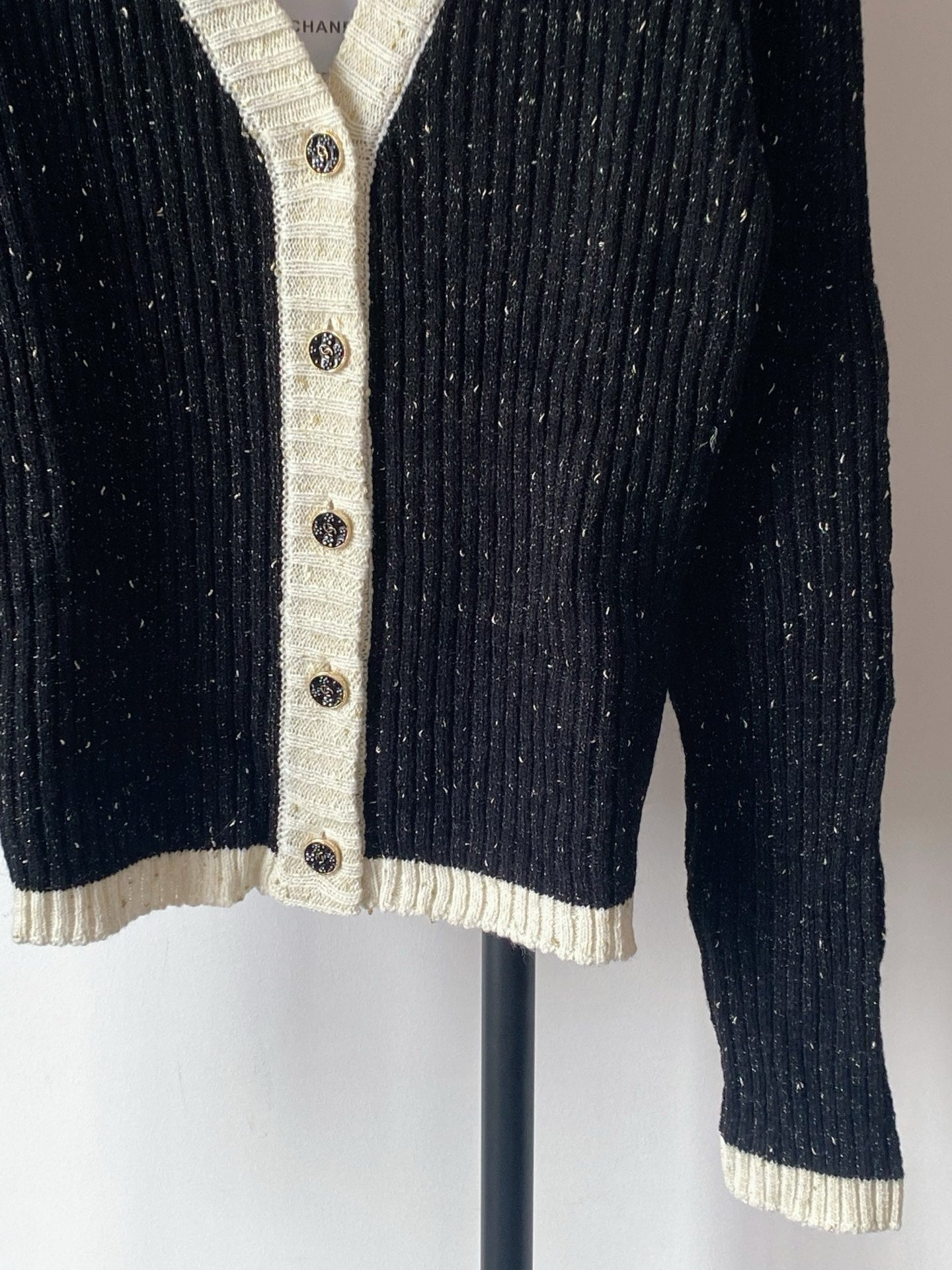 Classic Button-Embellished Cardigan