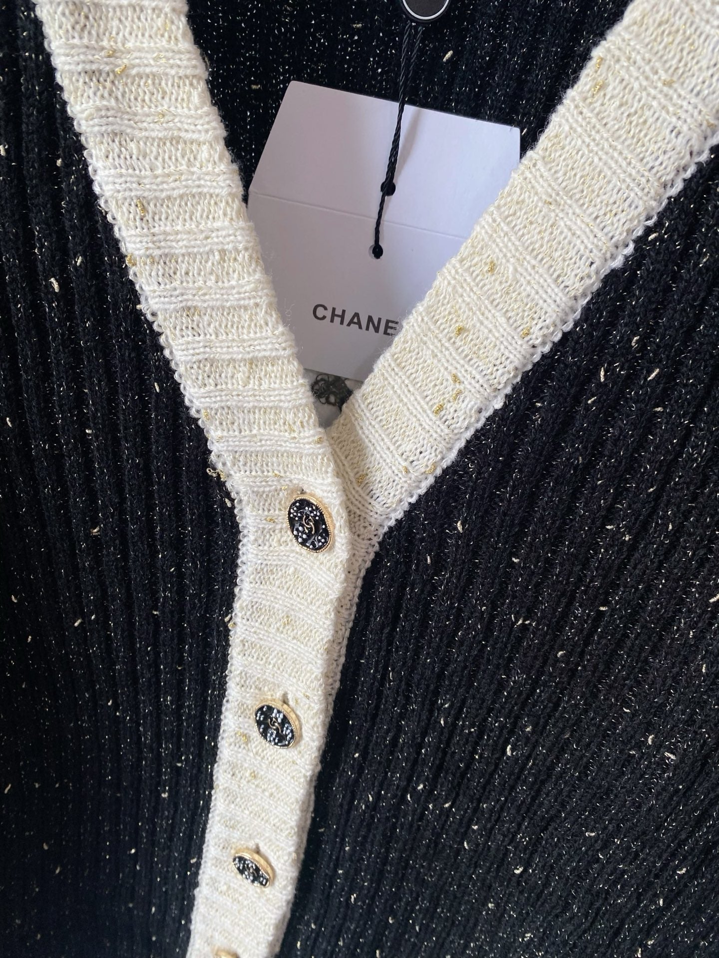 Classic Button-Embellished Cardigan