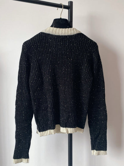 Classic Button-Embellished Cardigan