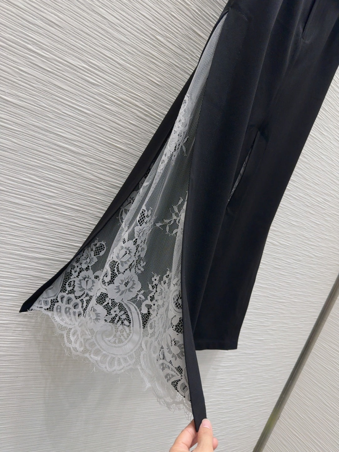 Elegant Lace Maxi Skirt with Matching Belt