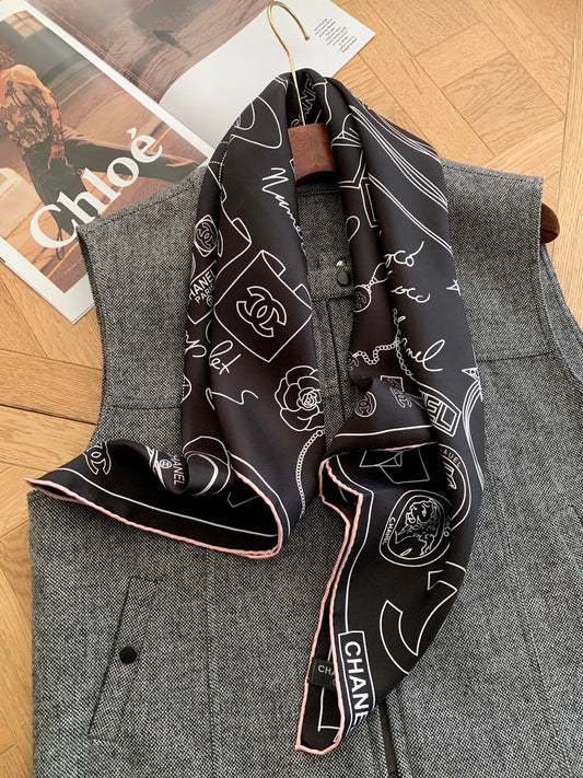 Variety Pattern Silk Scarf