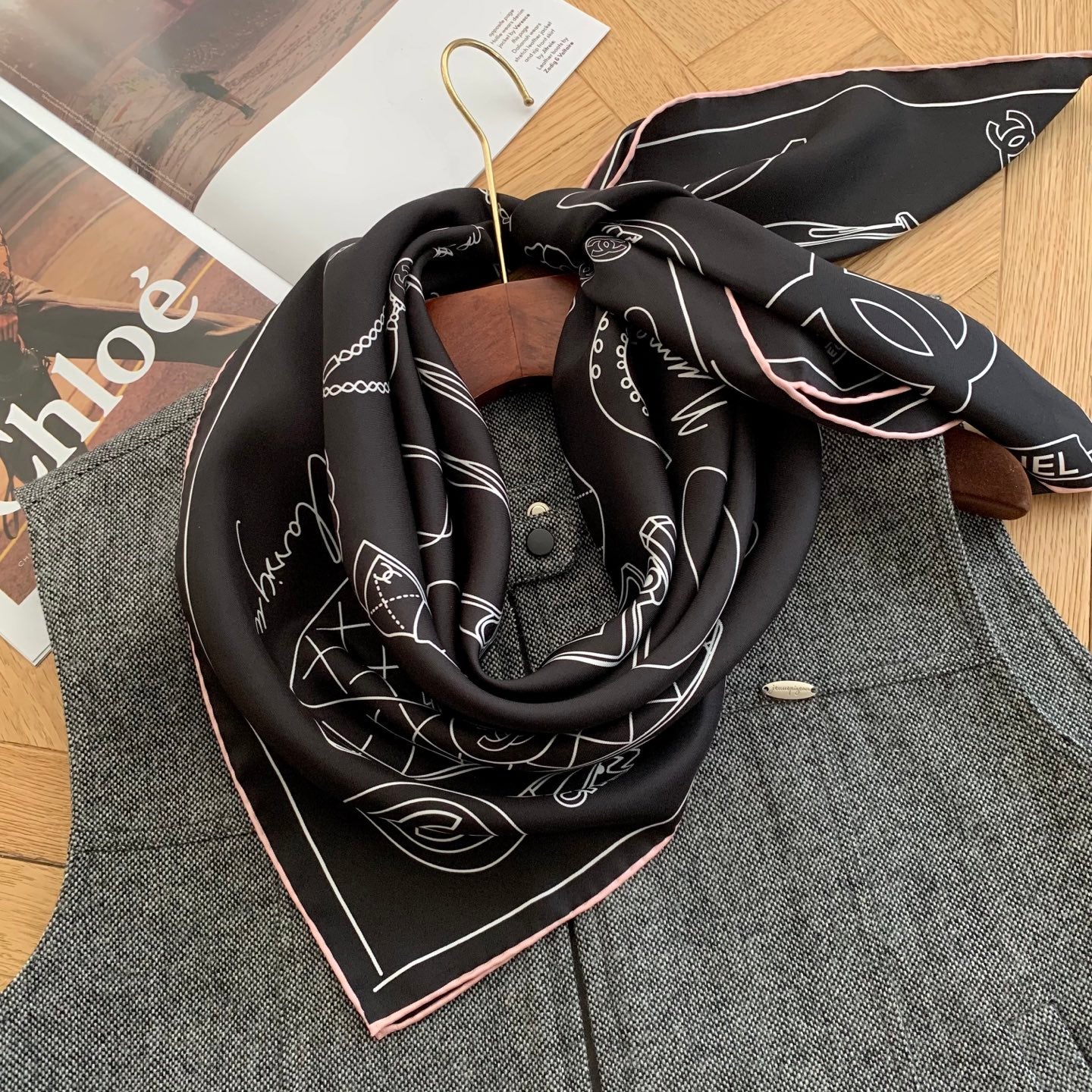 Variety Pattern Silk Scarf